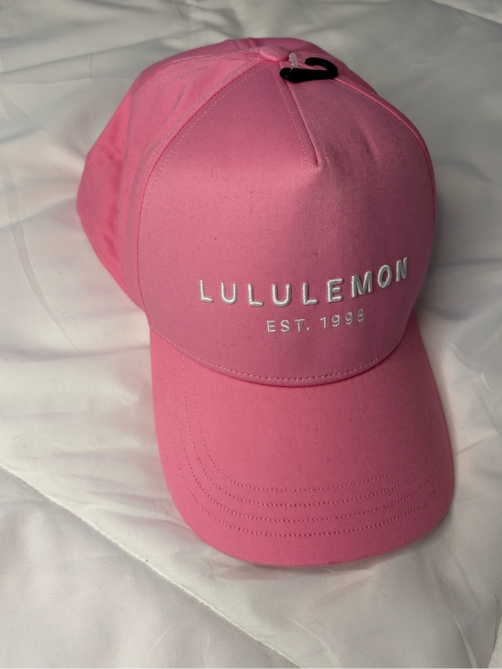 Lululemon Pink Embroidered Logo Cap
